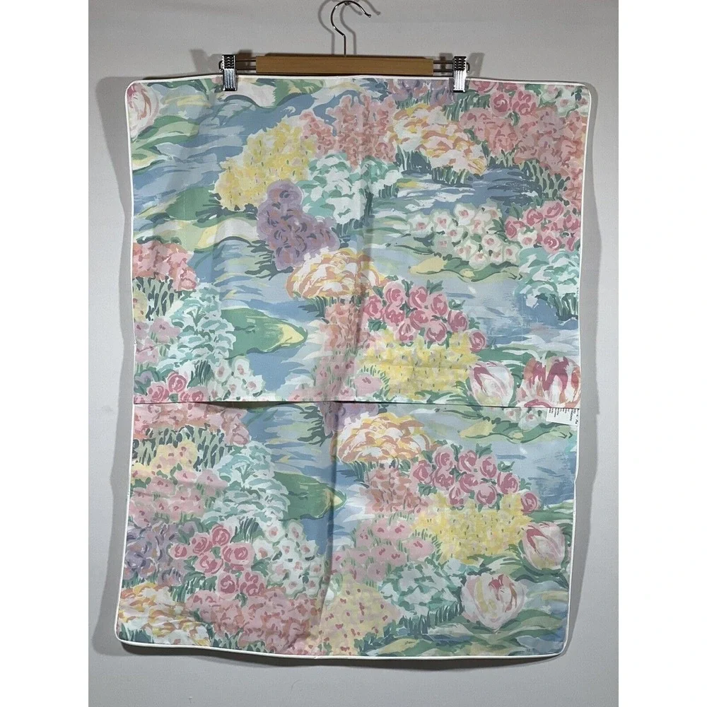 Claude Monet Giverny Floral Pillowcase Set Cottagecore Garden Impressionist